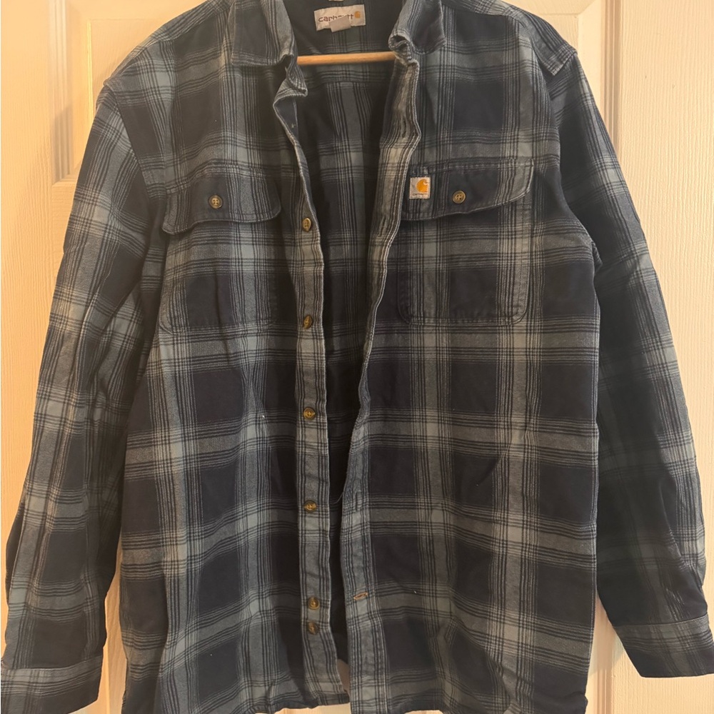 Carhartt Navy Plaid Jacket